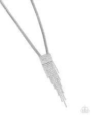 Paparazzi Straighten Up White Necklace NWT