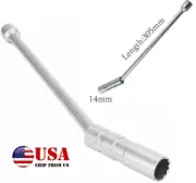 Socket Removal Tool 14mm 3/8" Drive Thin Wall Joint Ignition Spark Plug Sleeve (for: Renault)
