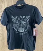 Wrangler Women's Yellowstone Tee Sz XS Don't Make Me Go All Beth Dutton On You