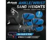 Ankle/Wrist Weights Adjustable Straps Comfortable Breathable 1 Pair for Fitness