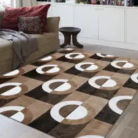 在飛比找momo購物網優惠-【Ambience】比利時Palmas 絲光地毯(幾何 14