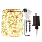RESNICE Warm White Fairy String Lights 400FT Long 1200 LED Waterproof Plug in...