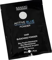 Active Blue Hair Bleach Bleaching Powder with ANTI YELLOW molecules 50g Powerful up to 5 level lift Hair Lightening