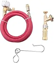 Daiilg for Mapp Gas Turbo Torch Plumbing Turbo Torch with Hose for Solder Propane Welding Kit