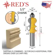REDS Y80774-8 - 1-3/8" Decorative Molding Router Bit 1/2" Shank