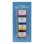 Spellbinders BetterPress Letterpress Mini Ink Pad Set 4/Pkg-Nature Tones BPI002