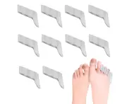 5pairs Toe Separator Pinky Toe Straightener Triple Gel Toe Separators Pinky Toe Separators and Protector