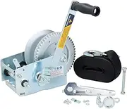 Trailer Winch & 8m Strap Kit Car Transporter & Boat Trailers Heavy Duty 2 Speed