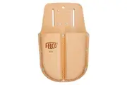 Felco 921 double side by side leather holster with Loop and clip for secateurs