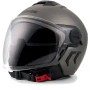Demi Jet DJ-01 Monocolor Matt Grey Jet Helmet