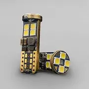 T10 / T15 (W5W / W16W) Wedge LED Bulbs (Pair)