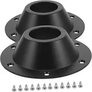 Zerodeko 2pcs Rv Table Base Mount Lightweight Flush Mount for Rvs Boats and DIY Projects Easy Installation Durable and Stable Pedestal Table Base Only