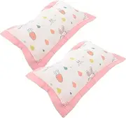 CATIEBYE Cartoon Design Pillowcase Toddler Pillow for Boys Girls Machine Washable Travel Pillowcase Cover