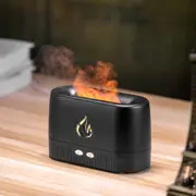 Portable Aroma Diffuser LED Flame Air Humidifier Essential Oil Atomizer