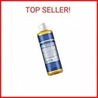 Dr. Bronner’s - Pure-Castile Liquid Soap (Peppermint, 8OZ) Organic Oils, Face, B