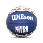 WILSON NBA ALL TEAM 7號球 白 藍 紅 隊徽系列 室外 橡膠籃球 WTB1301XBNBA