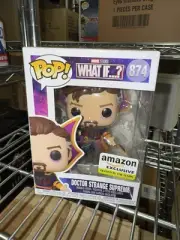Funko Pop! Marvel: What If..? Dr. Strange Supreme #874 Glow Amazon GITD In Hand
