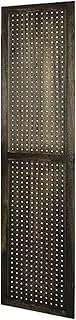 Pegboard Display Room Divider,1-8 Panel Pegboard Display Space Separator,Privacy Screens Pegboard Display Stand for Jewelry Store Bazaar Bedroom(Brown,1-Panel)