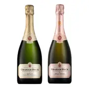 Gift Pack Duo Graham Beck Brut NV & Brut Rosé NV 750ml