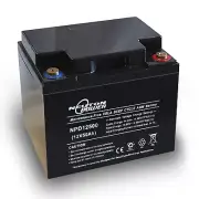 NeutonPower AGM deep cycle battery 12V 50Ah (for Golf Buggy, Scooter, LED Light)