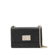 [Furla] Furla Bakare Flip Lock Shoulder Bag ONE SIZE BLACK