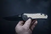 Zero Tolerance ZT0620 micarta Scale with brass inlay
