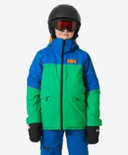 JUNIOR SUMMIT JACKET, Bright Green | Helly Hansen AU
