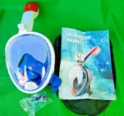 Cevapro Snorkel Mask, 4th Generation Full Face Snorkeling Mask