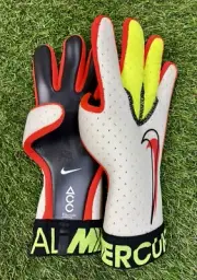 Nike Mercurial Touch Elite White Volt GK Goalkeeper Gloves DC1980-100 Size 7