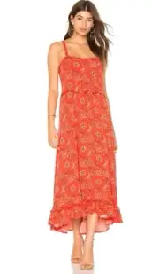 NWT Revolve x Spell & The Gypsy Collective Celestial Midi Play Dress Red Sz XS