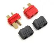 ProTek RC Sheathed T-Style Plug (1 Male/1 Female) [PTK-5041]