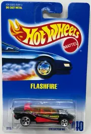 Hot Wheels 1991 - Flashfire #140 Black New Unopened VTG 1:64 #3156 5 Dot Wheels
