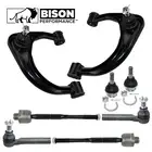 Bison Performance 8pc Front Upper Control Arms TieRod Ends Kit For GX470 4Runner