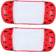 Kisangel 2 Pcs Floating Mat Swimming Pools Floating Bed Water Inflatable Pool...