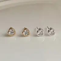 在飛比找蝦皮購物優惠-M01 s925 𝑑𝑜𝑢𝑏𝑙𝑒 𝑙𝑜𝑣𝑒 earring &