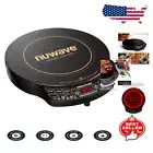 Lightweight Portable Gold Induction Cooktop with Smart Safety Features