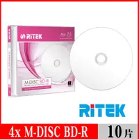 在飛比找PChome24h購物優惠-RITEK錸德 M-DISC千年光碟 4X BD-R 25G