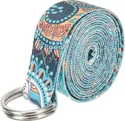 SUPVOX Professional Yoga Strap Stretching Band for Resistance Training Flexible Workout Accessory for Yoga Enthusiasts for Strength and Flexibility Exercises