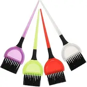 SAFIGLE 4Pcs Hair Dye Brush Practical Tinting Tools for Salon Home Use Efficient Hair Color Application Durable Easy to Use Hairdressing Supplies