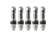 Weld Racing Valve Stem & Cap Suit All Weld Spindle Mount Wheels (5-Pack)
