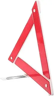 STOBAZA 2pcs Foldable Car Roadside Kit Automotive Reflective Safety Triangle Warning Sign Car Roadside Triangles Foldable Reflective Tripod For Vehicle