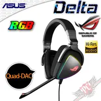 在飛比找蝦皮商城優惠-華碩 ASUS Delta RGB Quad-DAC 耳機 