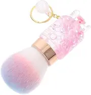 Nail Cleaning Brush Applicators Portable Powder Brush for Makeup and Manicure Durable and Lightweight Makeup Accessory with Handle for Loose Powder and Blush