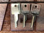 3 keys fits CaseIH Bobcat Volvo Vermeer JLG Ing-Rand Compactor Backhoe SS A77313