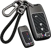 ontto luminous car key fob cover fit for Toyota 4Runner Avalon Camry Corolla Land Cruiser Venza RAV4 Subaru BRZ key holder Metal Smart Shell case keyring keychain auto styling Accessories