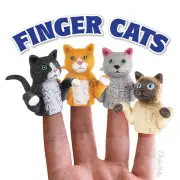 Finger Cats Finger Puppets 4 Pack