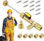 Valve Core Remover - Core Extractor Set,HVAC Valve Remover Installer Tool for Refrigeration Service Conditioning Rep