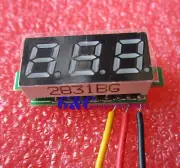 2PCS 0.28" LED DC 0-100V Digital Voltmeter Panel Meter Green COLOR M90