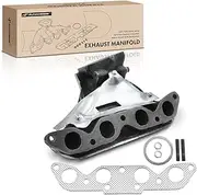 A-Premium Engine Exhaust Manifold Kit W/Gasket, Studs, Nuts, Heat Shield [4Cyl 1.6L 1.8L] Compatible with Chevy, Geo & Toyota - Corolla 1988-1997, Prizm 1989-1997, Nova 1988, Celica
