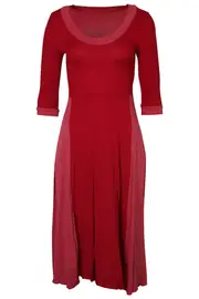 Easy Lines 1/2 Sleeve Dress--MET-W801